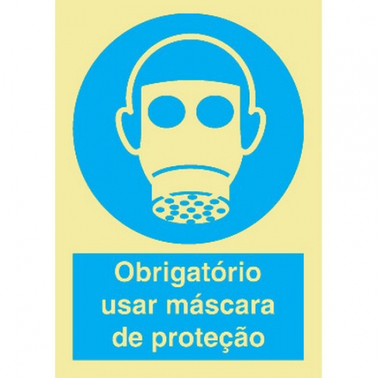 Sinal Obrigaçao Usar Mascara De Protecçao - FIELD