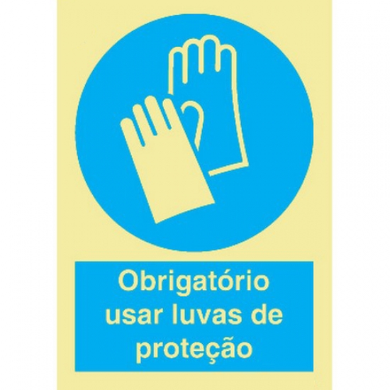 Sinal Obrigaçao Luvas De Protecçao - FIELD