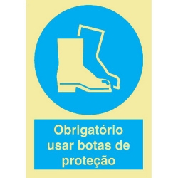 Sinal Obrigaçao Botas De Protecçao - FIELD